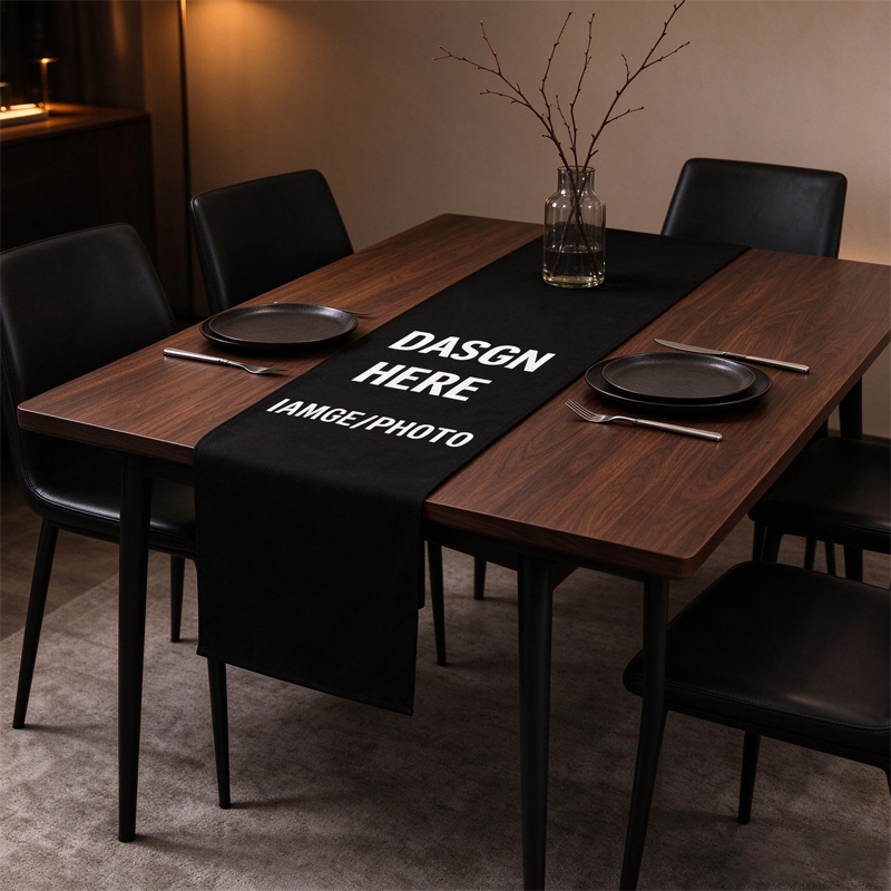Custom 1pc Home Dining Black/  - Home Textiles Usa ulasan dan harga
