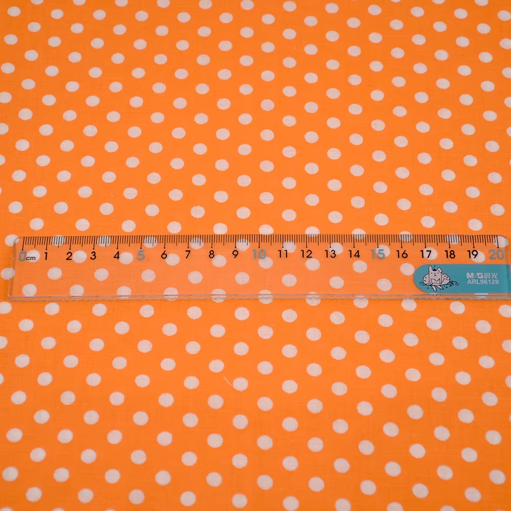 50X150CM White Orange Polka Do - Home Textiles Usa ulasan dan harga
