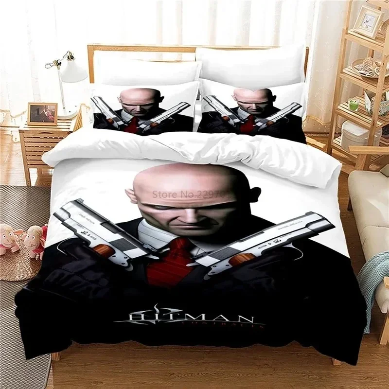 Hitman Killer 3D Bedding Set P - Home Textiles Sale ulasan dan harga