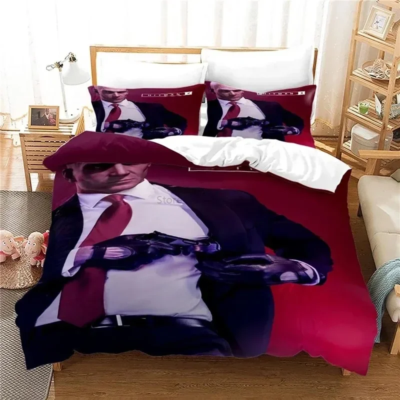 Hitman Killer 3D Bedding Set P - Home Textiles Sale ulasan dan harga