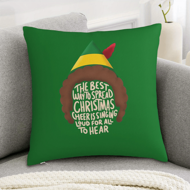 1pc Vintage Elf Christmas Pill - Pillow Insert 18X18 ulasan dan harga