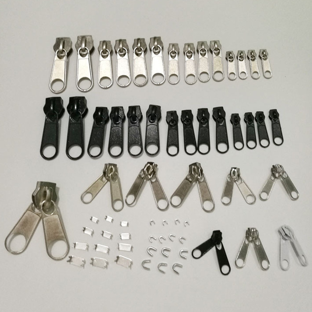 84Pcs Zinc Alloy Head Zipper S - Home Textiles Premium ulasan dan harga
