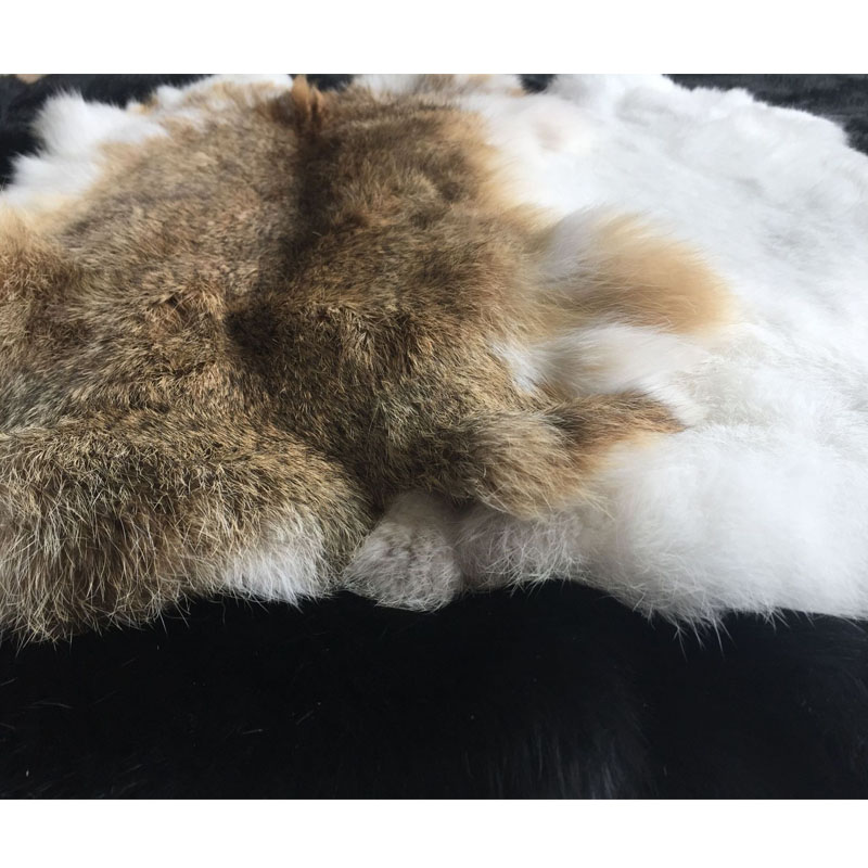 Nature Real Genuine Rabbit Fur - Home Textiles Sale ulasan dan harga