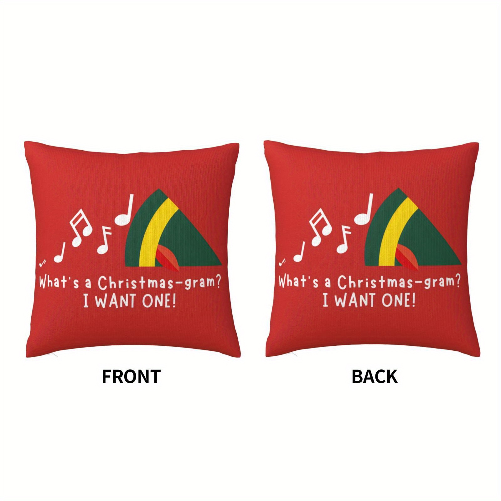 1pc Christmas Pillow Cover - B - Pillow Insert 18X18 ulasan dan harga