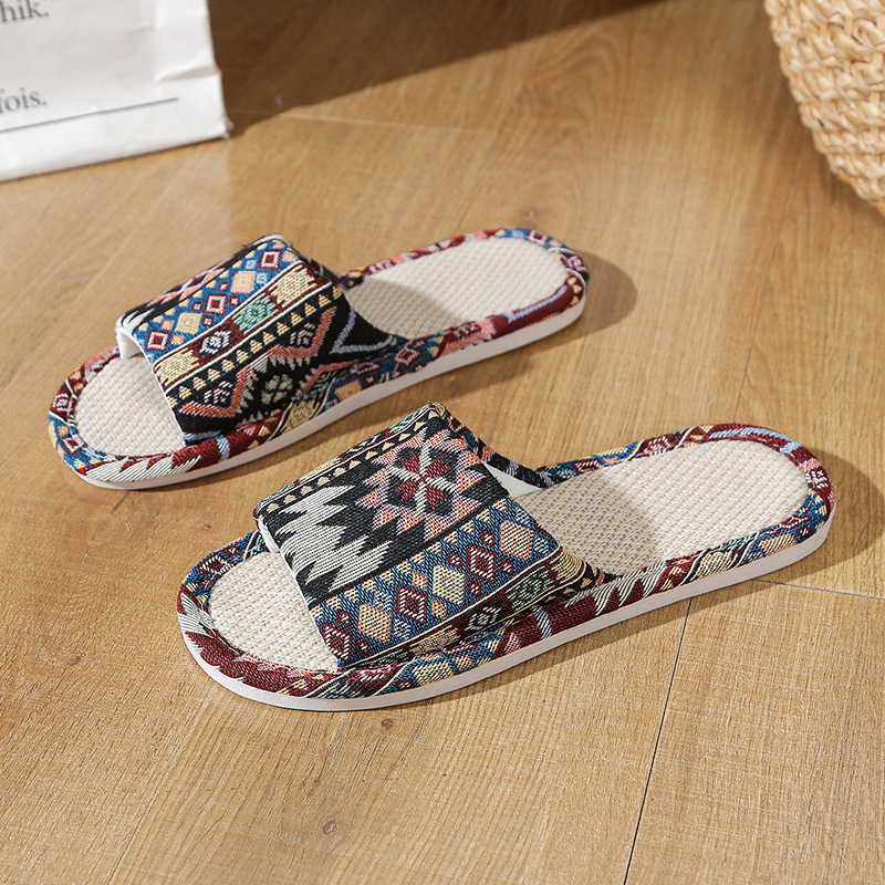 Natural Linen Sandals For Wome - Home Textile ulasan dan harga
