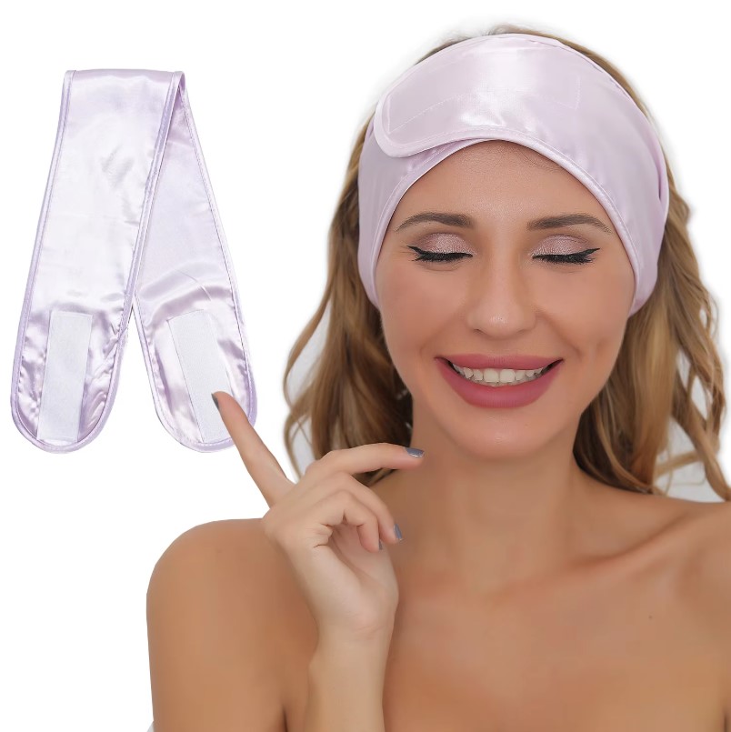 Women Silky Satin Adjustable S - Home Textiles Face Towel ulasan dan harga