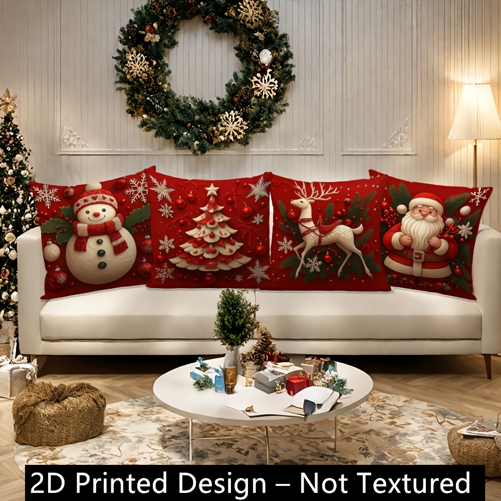 2PCS Christmas Pillow Covers 1 - Pillow Insert 18X18 ulasan dan harga